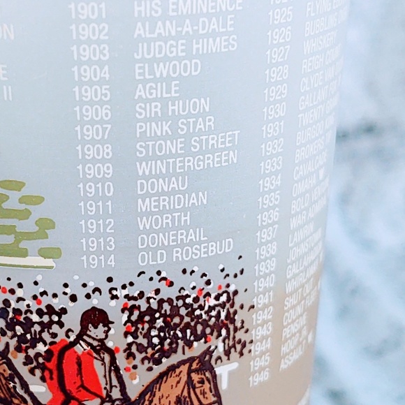 * 1985 KENTUCKY DERBY GLASS 111TH DERBY OFFICIAL HARRY M STEVENS 3/$20 BUNDLE - Picture 7 of 10